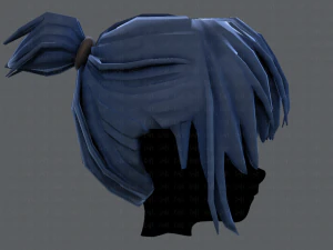 3d hair style for girl v35 3D Model