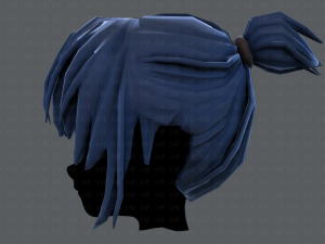 3d hair style for girl v35 3D 模型