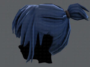 3d hair style for girl v35 3D Model