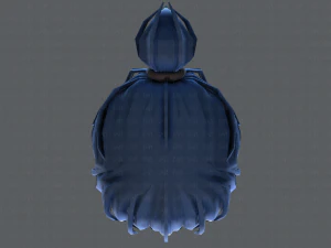 3d hair style for girl v35 3D Model