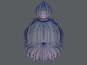 3d hair style for girl v35 3D Model