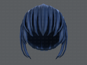 3d hair style for girl v35 3D 模型