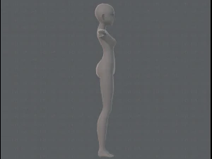 base mesh woman 11 3D Model