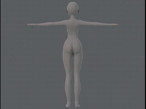 base mesh woman 11 3D Model