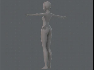 base mesh woman 11 3D Model