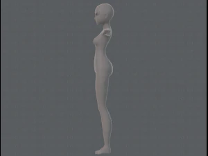 base mesh woman 11 3D Model