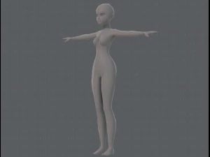 base mesh woman 11 3D Model