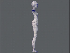 base mesh woman 11 3D Model