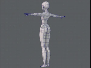 base mesh woman 11 3D Model