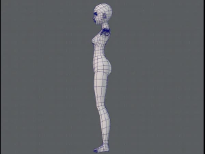 base mesh woman 11 3D Model