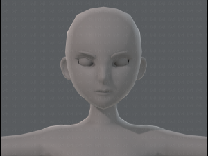 base mesh woman 11 3D मॉडल