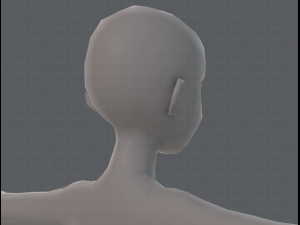 base mesh woman 11 3D मॉडल