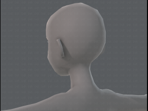 base mesh woman 11 3D मॉडल