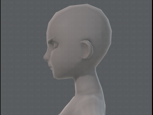 base mesh woman 11 3D मॉडल