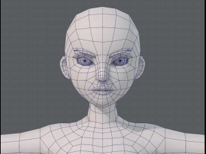 base mesh woman 11 3D मॉडल