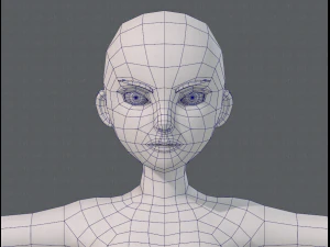 base mesh woman 11 3D Model