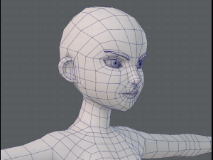 base mesh woman 11 3D मॉडल