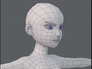 base mesh woman 11 3D Model