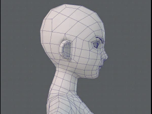 base mesh woman 11 3D Model