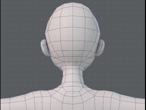 base mesh woman 11 3D मॉडल