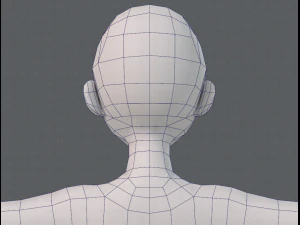 base mesh woman 11 3D Model