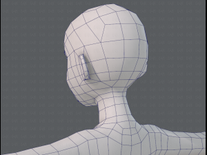 base mesh woman 11 3D मॉडल