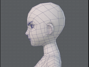 base mesh woman 11 3D मॉडल