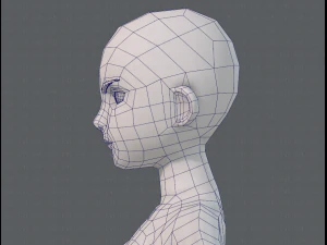 base mesh woman 11 3D Model