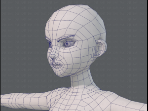base mesh woman 11 3D मॉडल