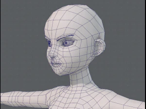 base mesh woman 11 3D Model
