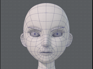 base mesh woman 11 3D मॉडल