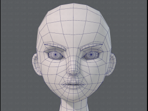base mesh woman 11 3D मॉडल