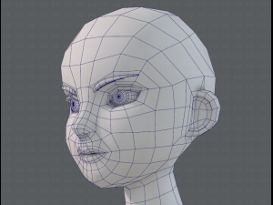 base mesh woman 11 3D मॉडल