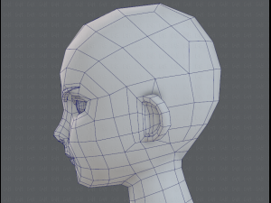 base mesh woman 11 3D मॉडल