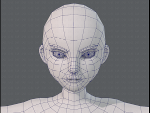 base mesh woman 11 3D मॉडल
