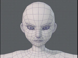 base mesh woman 11 3D Model