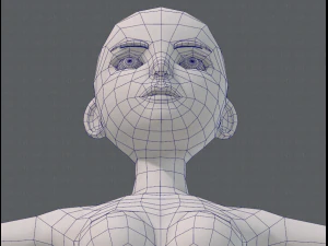base mesh woman 11 3D Model