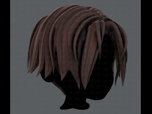 3d hair style for boy v35 3D Model