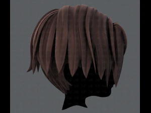 3d hair style for boy v35 3D Model