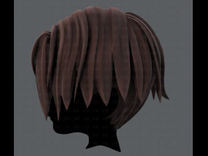 3d hair style for boy v35 3D Model