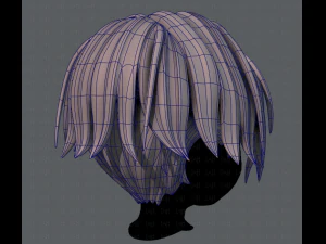 3d hair style for boy v35 3D Model