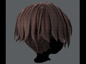 3d hair style for boy v35 3D Model