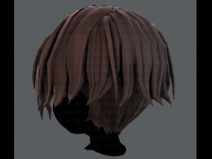 3d hair style for boy v35 3D Model