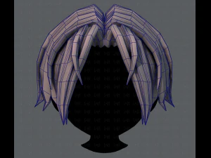 3d hair style for boy v35 3D Model