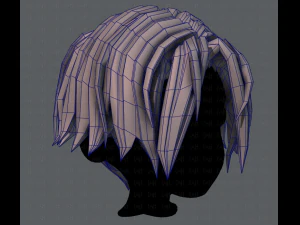 3d hair style for boy v35 3D Model