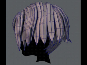 3d hair style for boy v35 3D Model