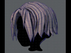 3d hair style for boy v35 3D Model