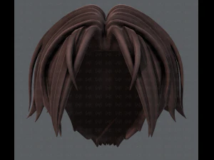 3d hair style for boy v35 3D Model