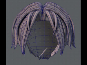 3d hair style for boy v35 3D Model