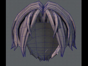 3d hair style for boy v35 3D Model